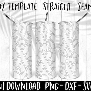 Awareness Ribbon Tumbler Template svg, Burst Template svg, Burst Tumbler svg, Tumbler Tape Template, peekaboo svg, double sided tape tumbler