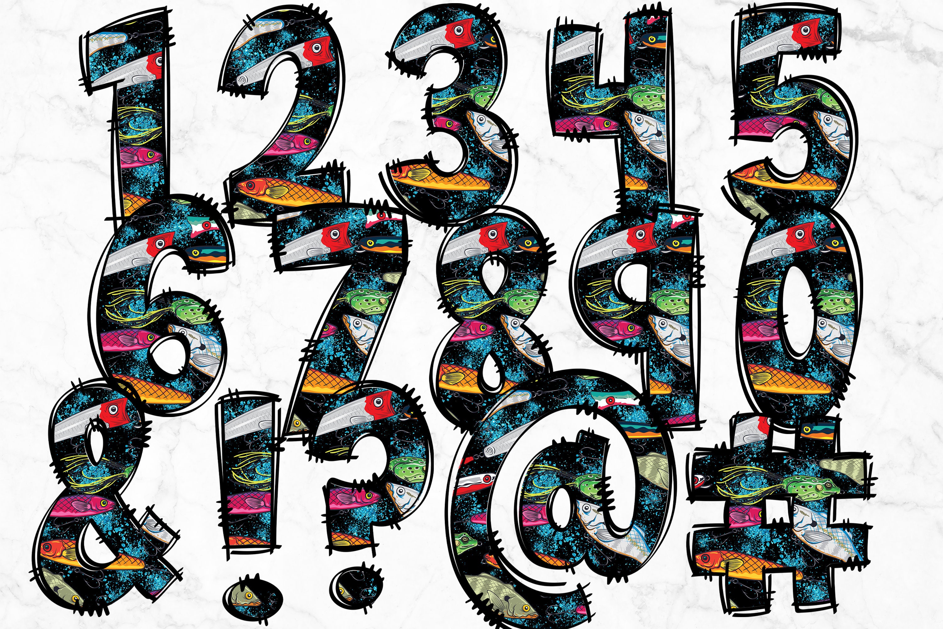 Doodle Alphabet PNG Alphabet Letters PNG Bundle Hand Drawn - Etsy