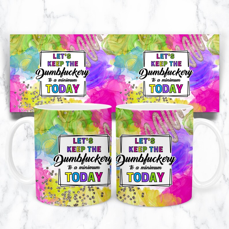Sarcastic 11 oz Mug Sublimation Designs Bundle, Funny 11oz Coffee Cup Sublimation , Cheeky Coffee Mug Sarcasm Sublimation Files, Mug Designs image 2