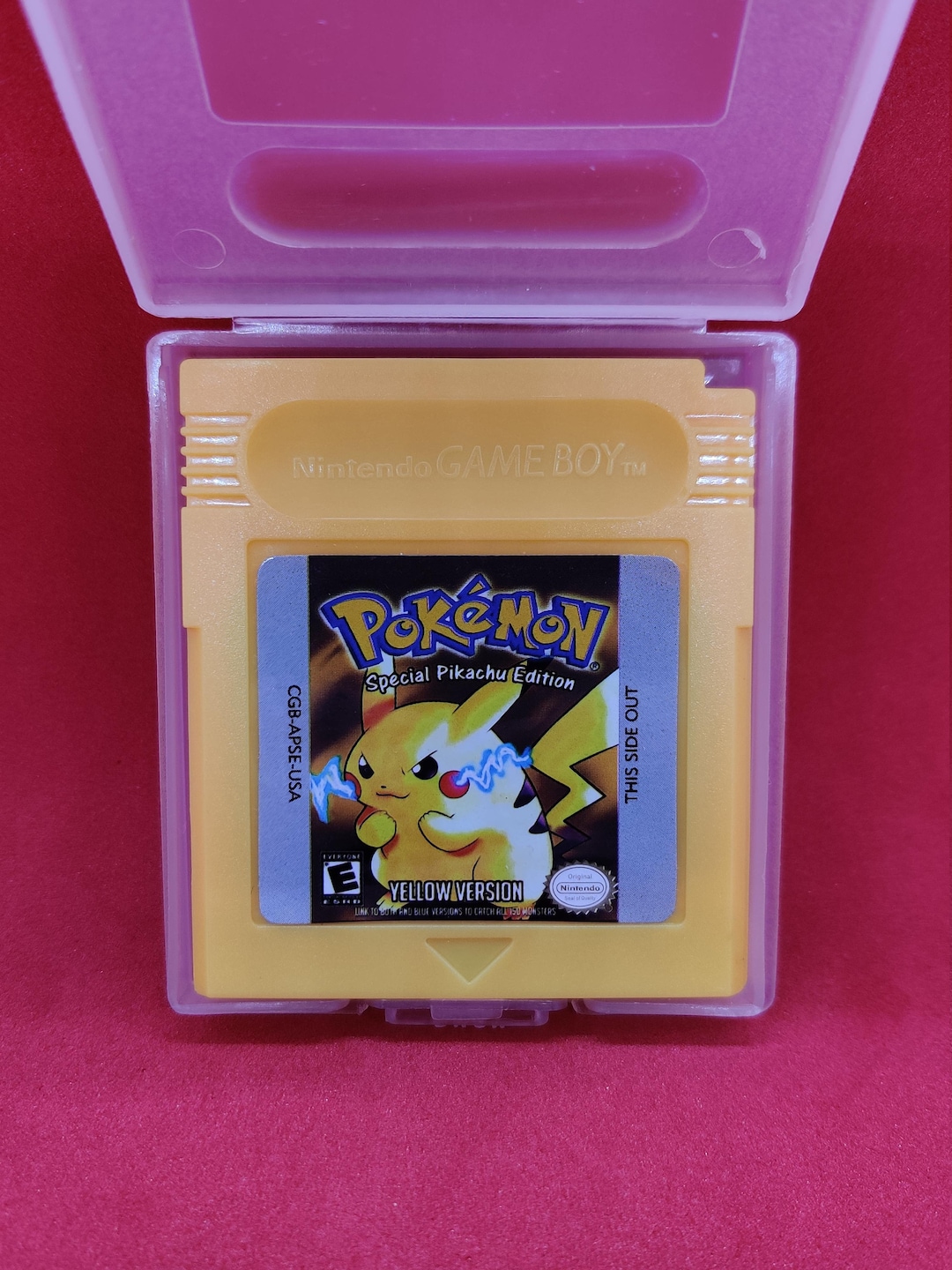 Pokemon Yellow GBC Etsy