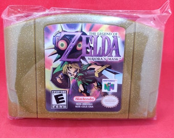 The Legend Of Zelda Majora's Mask - N64 Game Cartridge