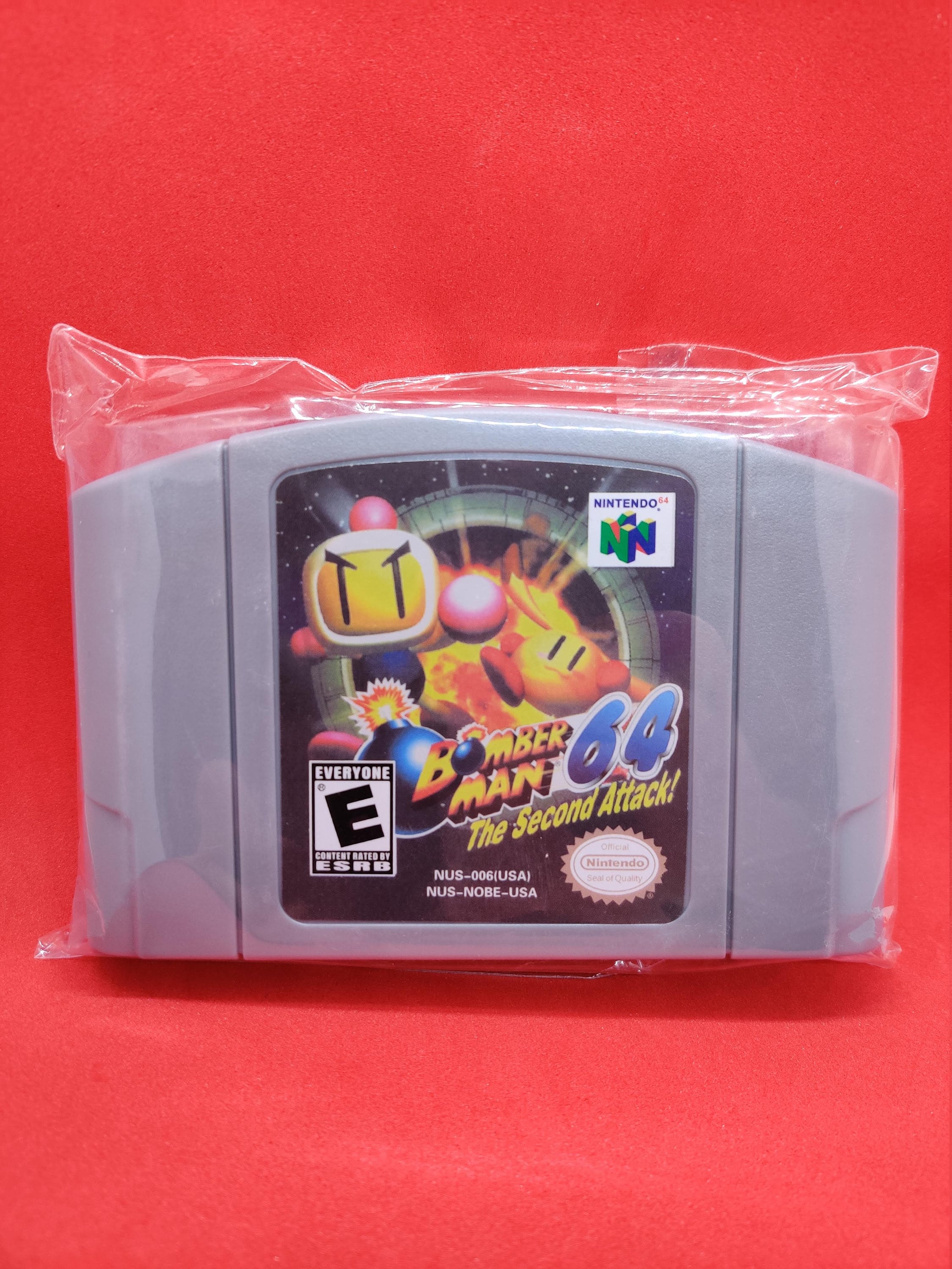 Bomberman 64 the Second Attack N64 Game Cartridge Etsy
