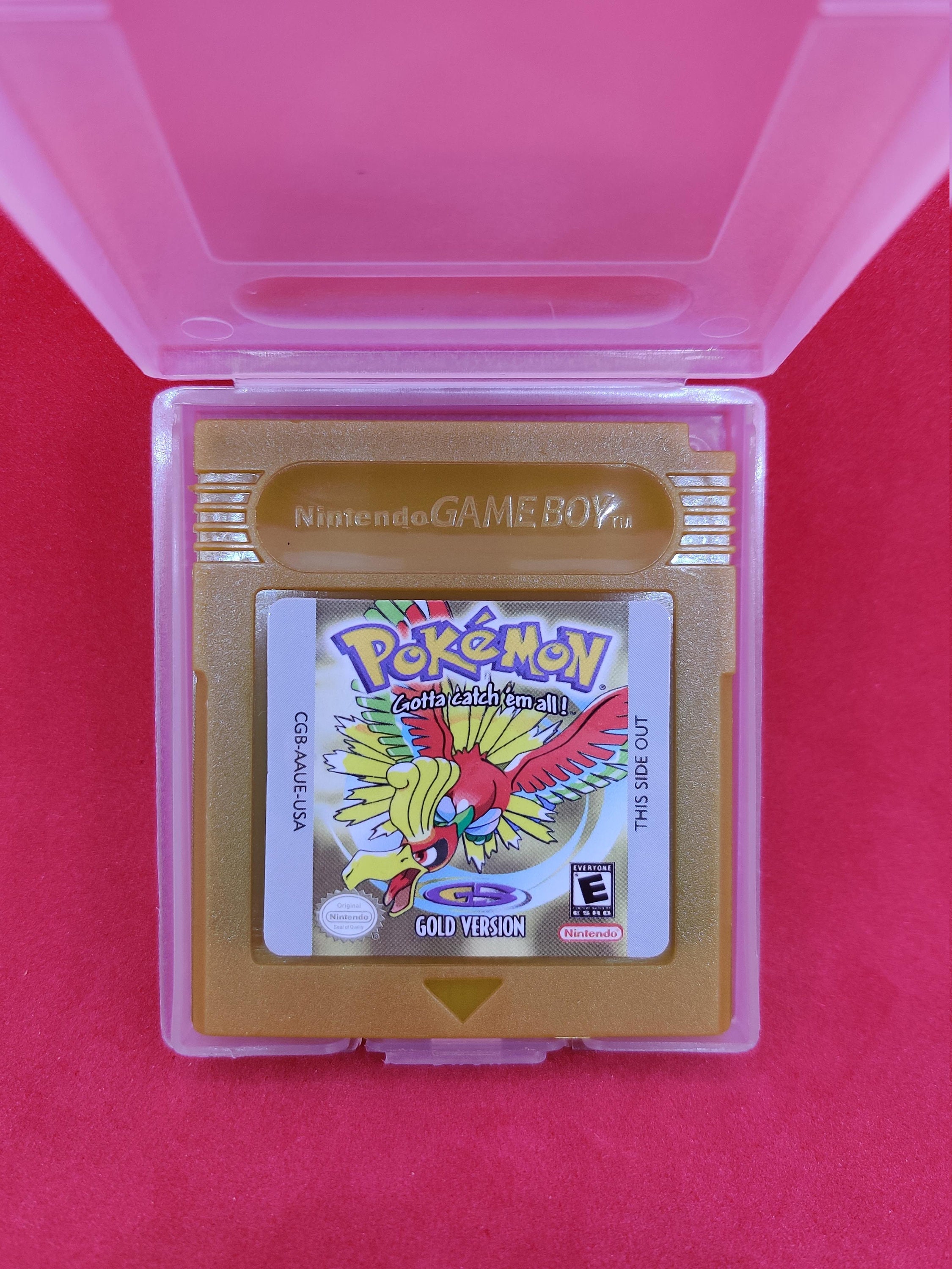 Pokemon Gold GBC Etsy