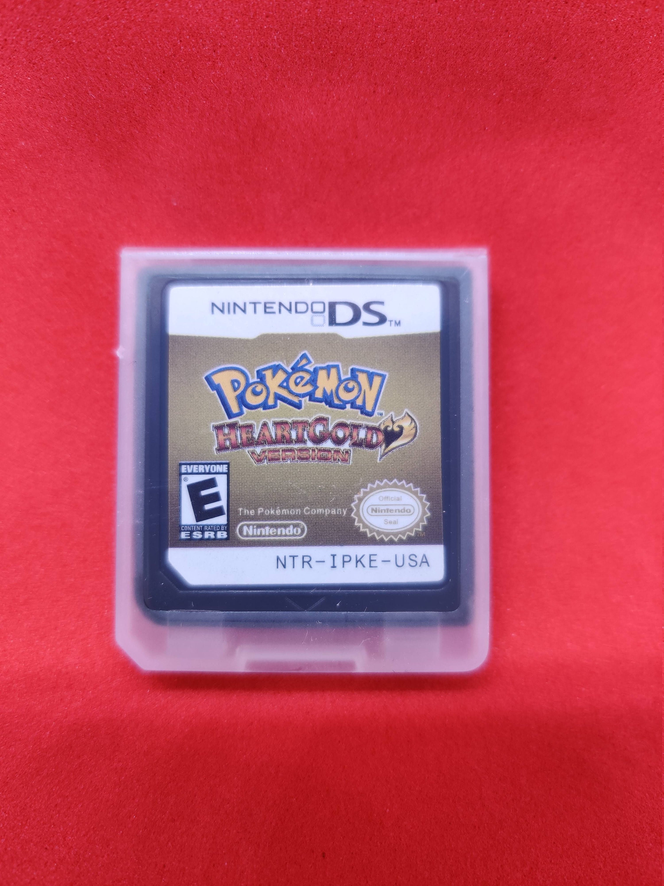 Pokemon HeartGold Version Nintendo DS Game Case Authentic Cartridge Heart  Gold