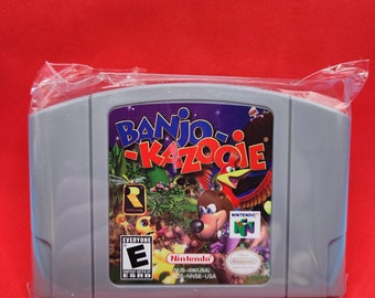 Banjo-Kazooie - N64 Game Cartridge