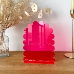 Scalloped Arch - Acrylic Blank Table Sign