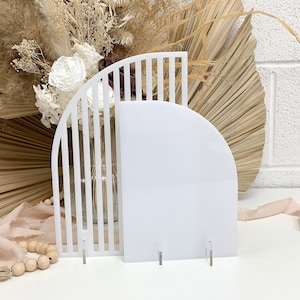 Double- Half Archgate Acrylschild
