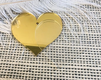 Heart - Acrylic Blank Ornament/Tag