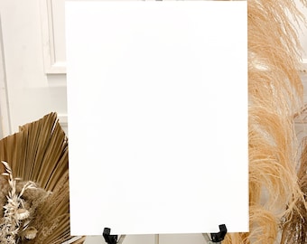 Rectangle Acrylic Blank Welcome Sign