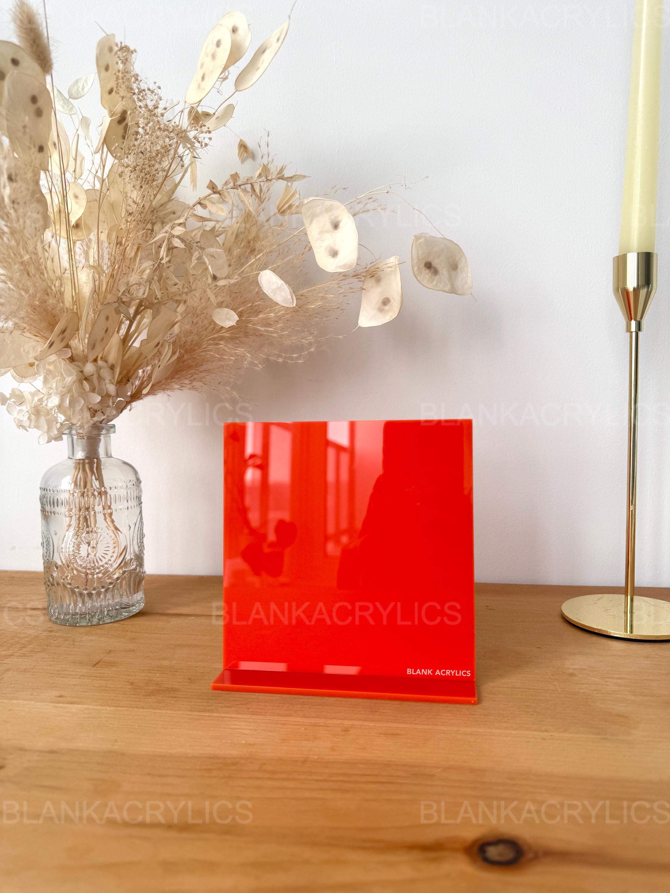 Square - Acrylic Blank Table Sign - Etsy