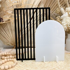 Double Gateway Rectangle Acrylic Sign - Gateway Rectangle + Arch