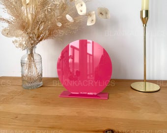 Round - Acrylic Blank Table Sign