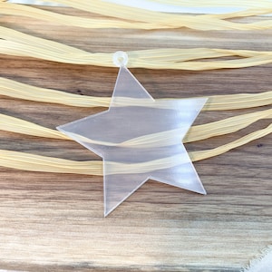 Star - Acrylic Blank Ornament/Tag