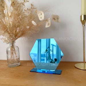 Hexagon - Acrylic Blank Table Sign