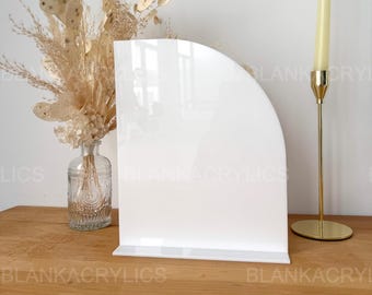 Half Arch - Acrylic Blank Table Sign