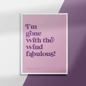 The Real Housewives of Atlanta (RHOA) | Kenya Moore | I’m gone with the wind fabulous! | Poster Art Print | Digital Download