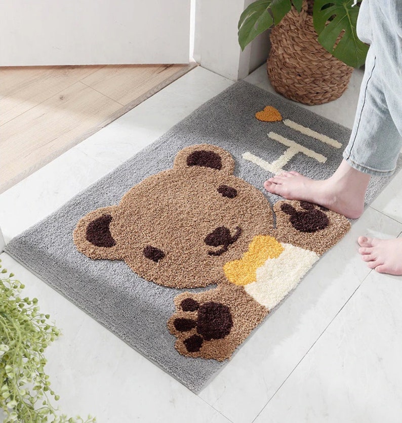 CUTE Kawaii Bath Mat Home Decoration Door Mat Non-slip - Etsy