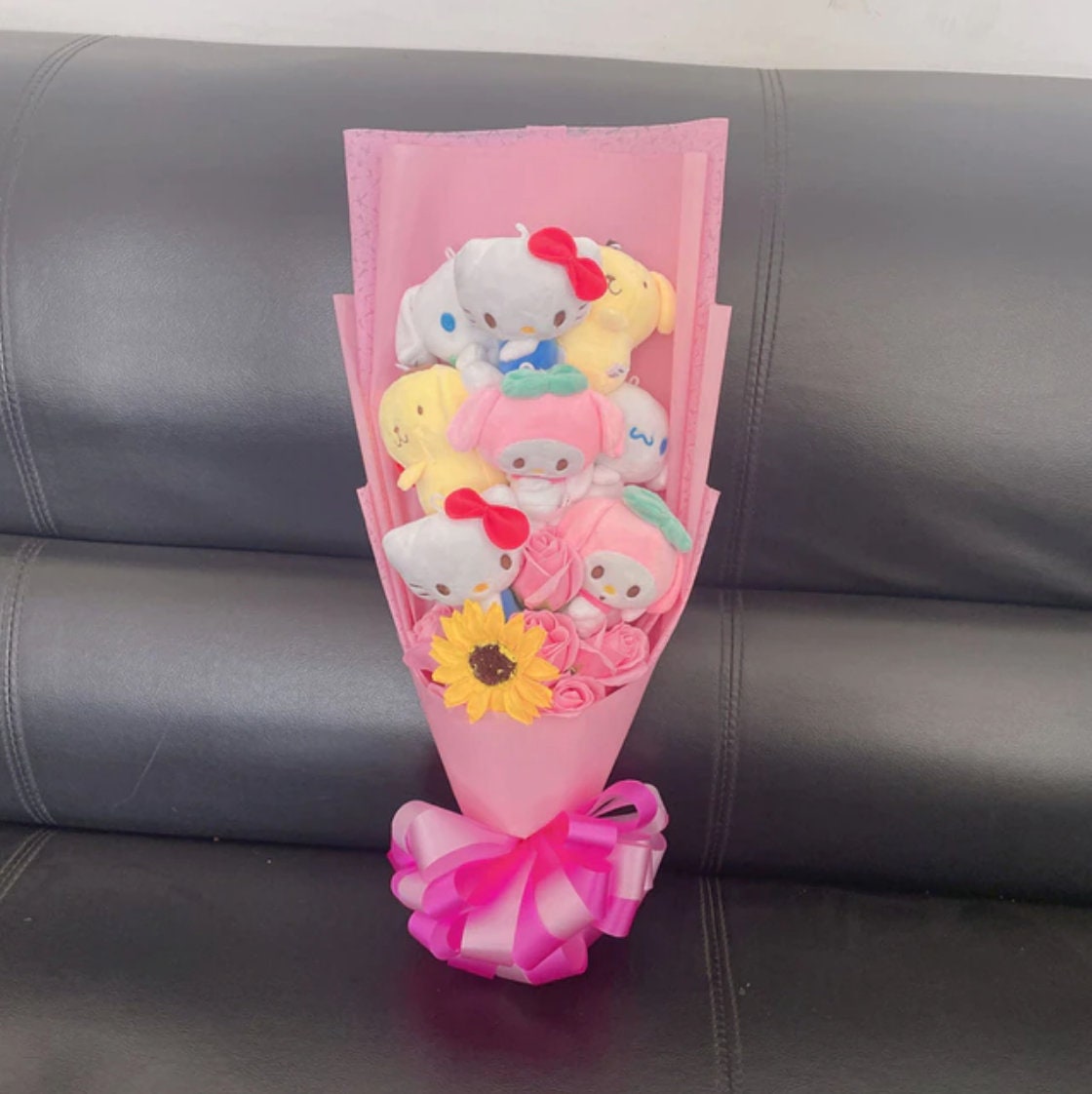 Sanrio My Melody Hello Kitty Stuffy Bouquet Stuffed Rabbit Etsy Sanrio my melody hello kitty stuffy bouquet stuffed rabbit etsy