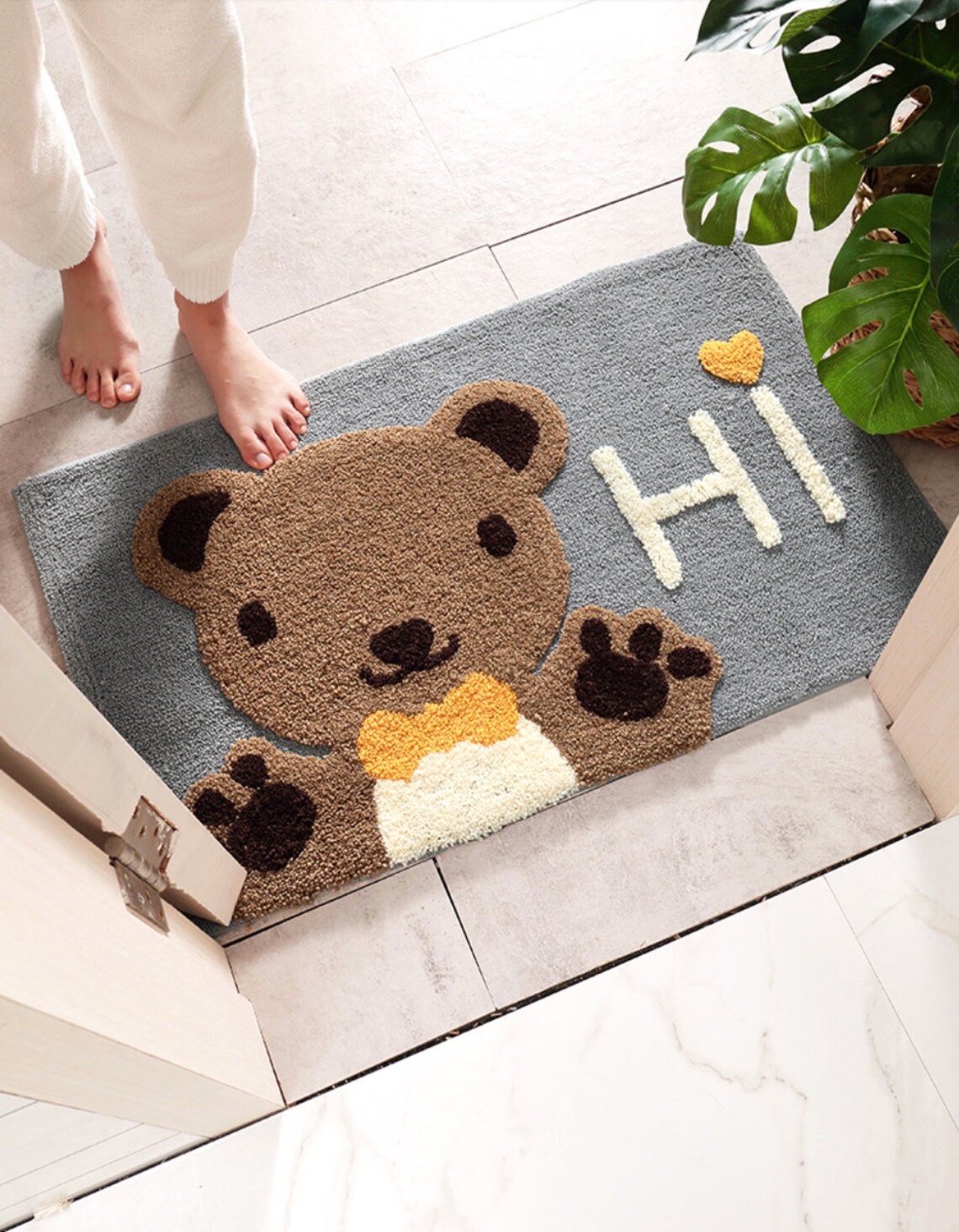 CUTE Kawaii Bath Mat Home Decoration Door Mat Non-slip - Etsy