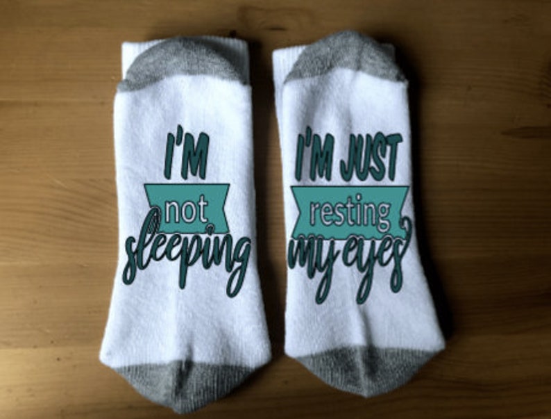 6 Designs Novelty Socks if you can read this.... image 3