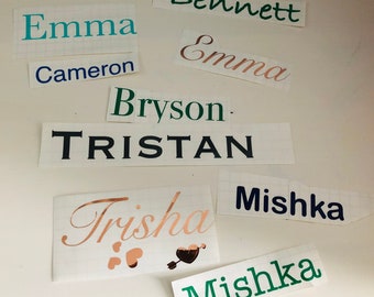 Personalized Vinyl Name Decal