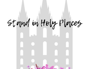 Amazon.com: Stand Ye in Holy Places: the Salt Lake Temple