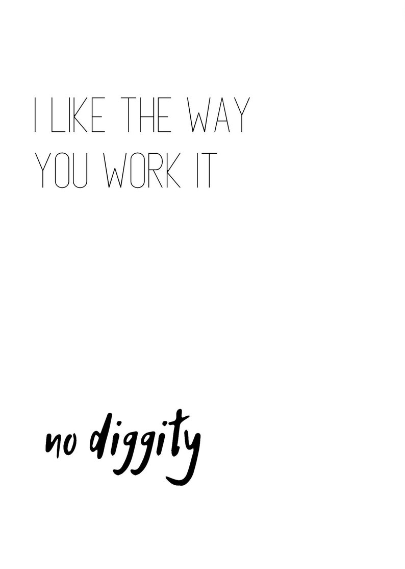 Funny Home Decor Printables Song Lyrics Etsy