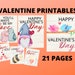 Valentine's Day Printables - Etsy