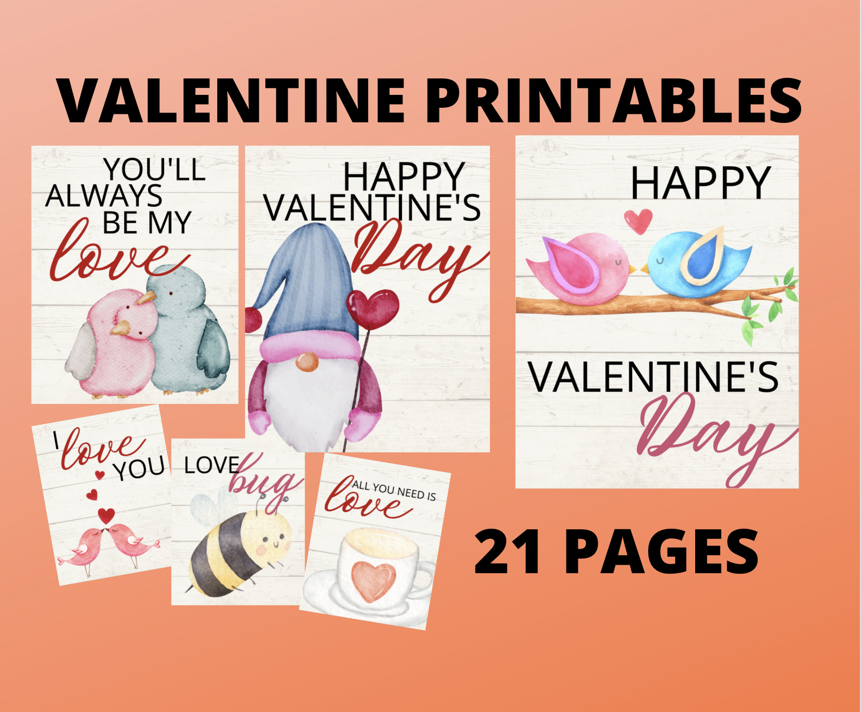 Valentine's Day Printables - Etsy
