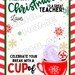 Printable Teacher Christmas Gift Card Holders|coffee Christmas Gift ...