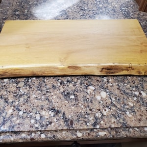 23x11 Wood Cutting Board Mahogany, Oak, Honey Locust, Hard Wood Stripes  Excellent Joinery Handcrafted Cheese Display Board, Dessert Platter 