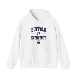 Buffalo vs Everybody Hoodie | Frozen Revenge Tour Hockey Pullover image 2