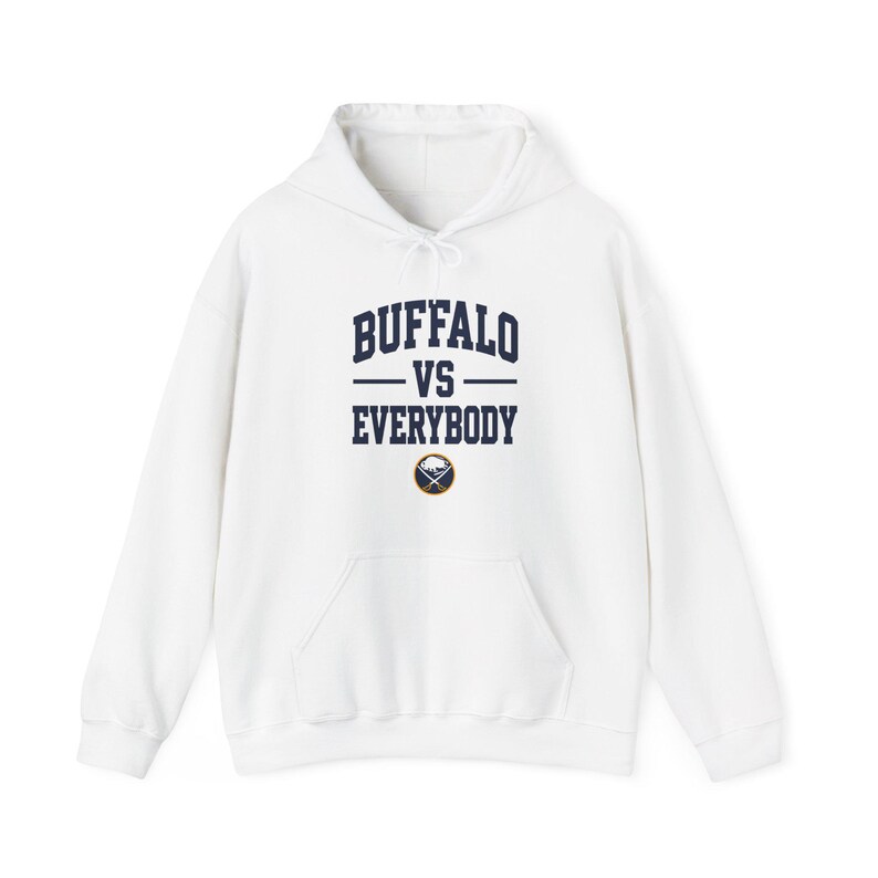 Buffalo vs Everybody Hoodie | Frozen Revenge Tour Hockey Pullover image 2