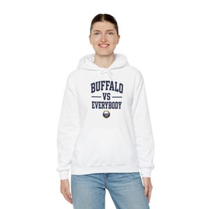 Buffalo vs Everybody Hoodie | Frozen Revenge Tour Hockey Pullover image 7