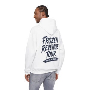Buffalo vs Everybody Hoodie | Frozen Revenge Tour Hockey Pullover image 1