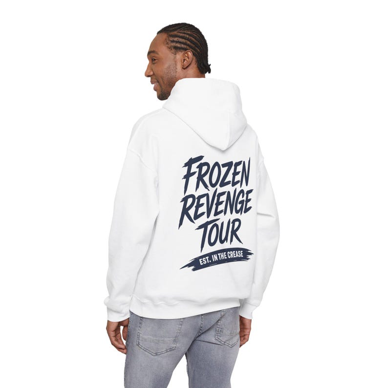 Buffalo vs Everybody Hoodie | Frozen Revenge Tour Hockey Pullover image 1