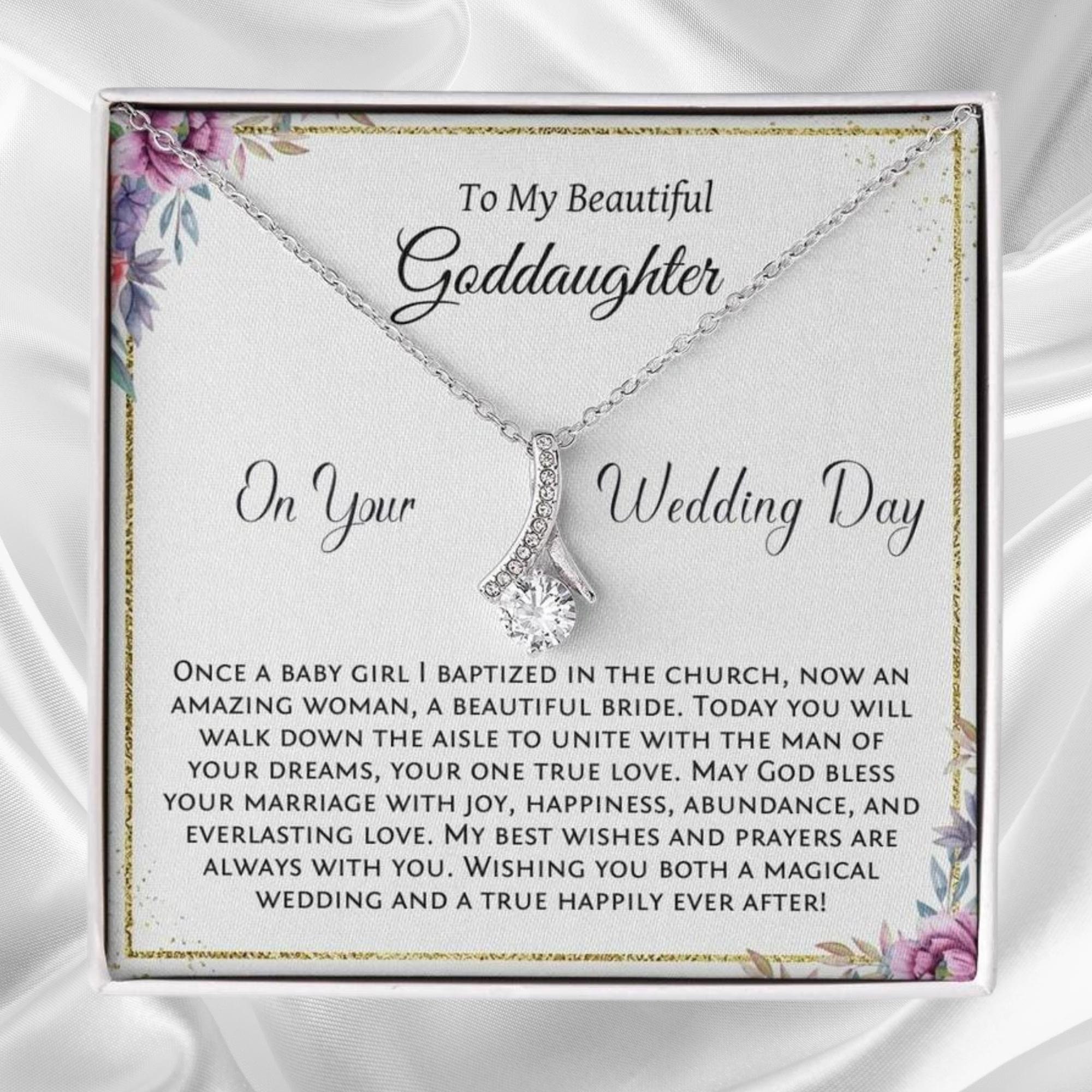 Goddaughter Wedding Gift Bride Wedding Day Gift From Etsy