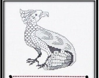 Blackwork Animal Bell-pull