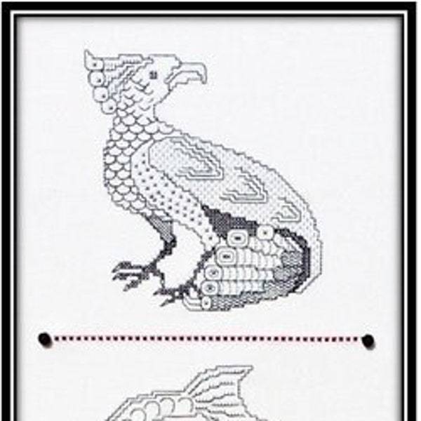 Blackwork Animals - Etsy
