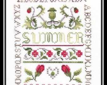 Summer Sampler cross stitch pattern