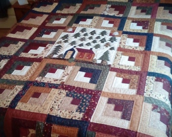 Cabin in the Woods quilt pattern