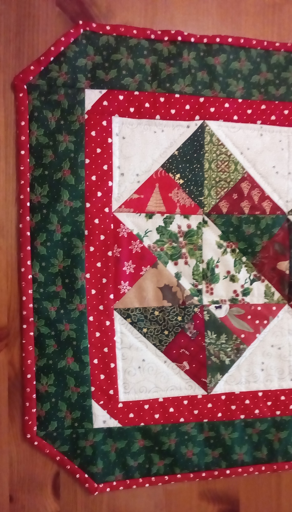 Christmas Twist Table Runner PDF Etsy