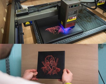 Laser Engraved Canvase | Laser Engraved | Canvas | Painting