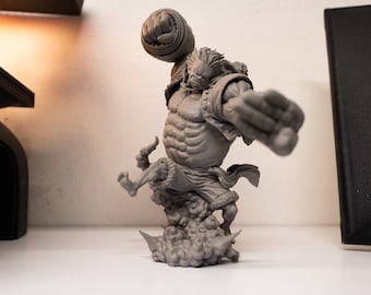 Luffy Gear 4 Bounceman | Klaar om te schilderen | 3D geprint