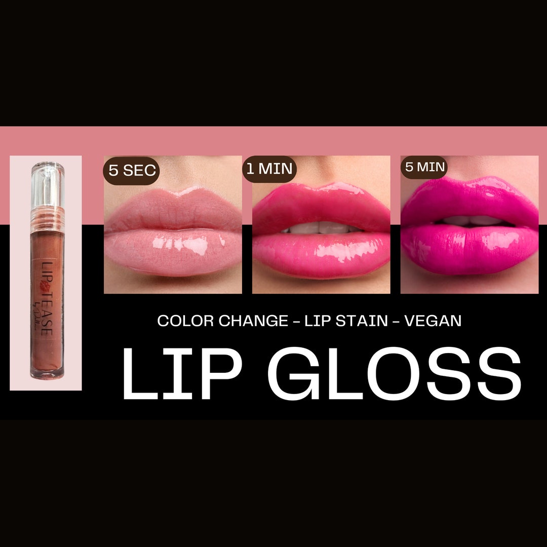 Color Changing lip Stain Vegan Lip Gloss Etsy