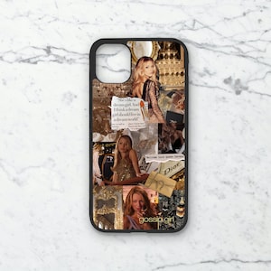 Serena van der Woodsen Gossip Girl Collage Phone Case | TV Show Merch | Upper East Side Chic | Personalized Gift | Etsy Glam