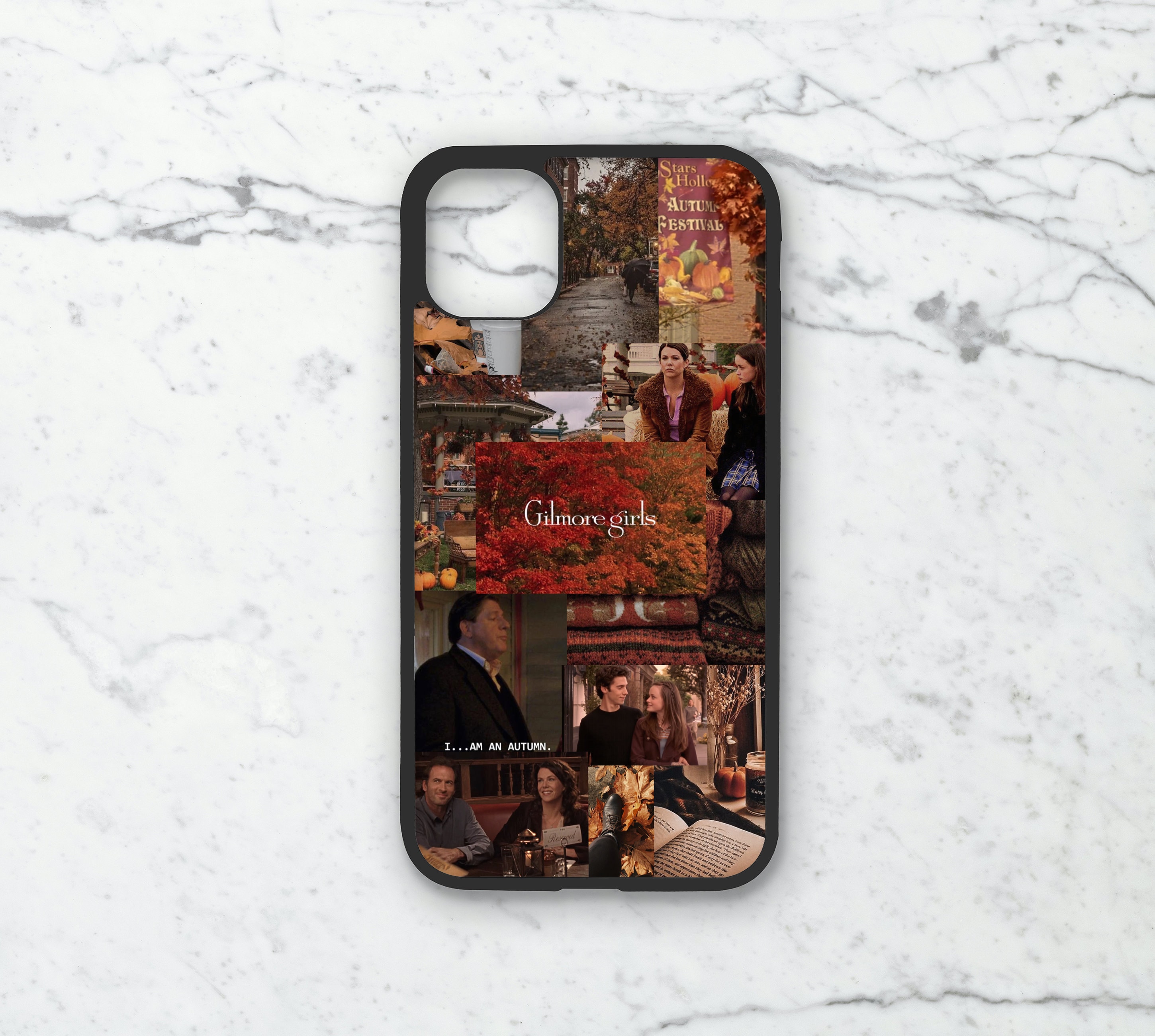 Gilmore Girls TV Show Inspired Phone Case | Aesthetic Collage Cover | Autumn | Personalized Gift | Perfect Gift for iPhone 11,12,13 and More