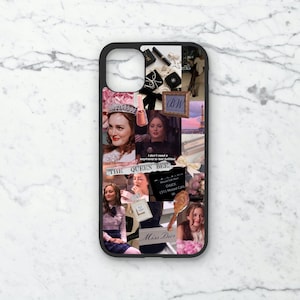 Blair Waldorf Aesthetic Gossip Girl Collage Coque de portable | Produits dérivés d'émissions de télévision | Upper East Side chic | Cadeau personnalisé | Glamour Etsy