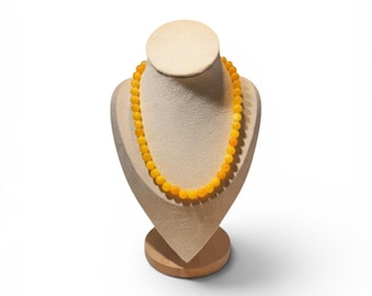 Yellow Agate Necklace