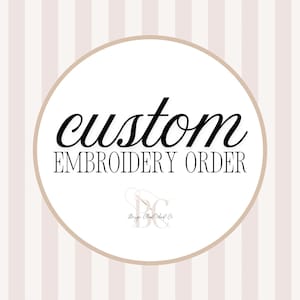 Custom Embroidery | Bulk Orders | Message Us First Please